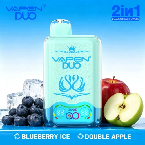 VAPEN DUO 40K Puffs – Jagoda Ice & Podwójne Jabłko