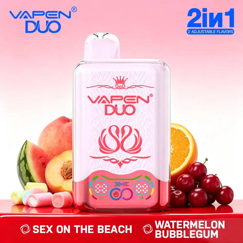 vapen-duo-sex-on-the-beach-watermelon-bubblegum-H2 VAPEN DUO 40K Puffs – Sex On The Beach & Arbuzowa Guma Balonowa - obrazek 1