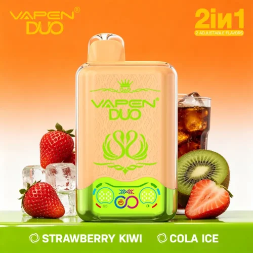 VAPEN DUO 40K Puffs – Truskawka Kiwi & Cola Ice