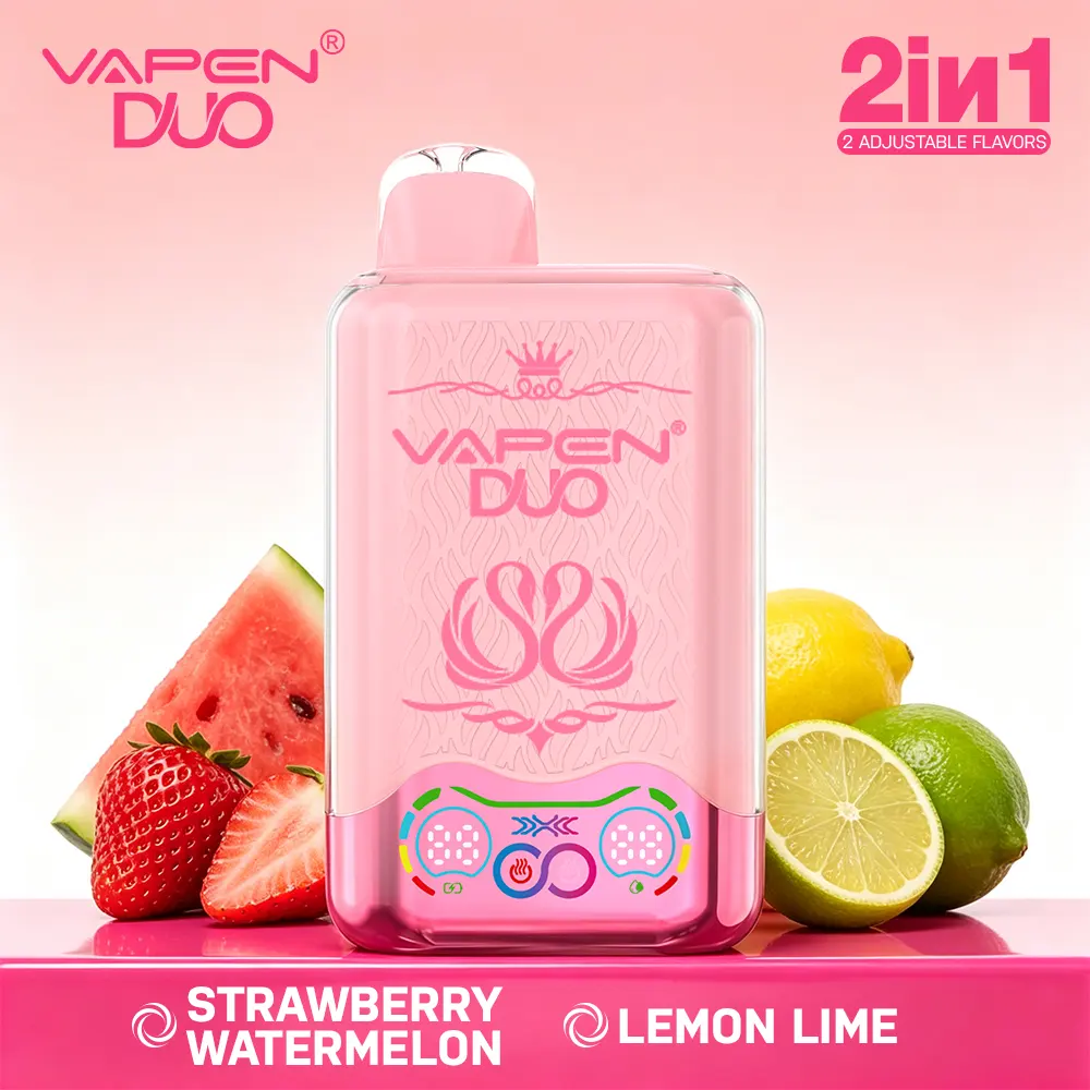 vapen-duo-strawberry-watermelon-lemon-lime-H2 VAPEN DUO 40K Puffs – Truskawka Arbuz & Cytryna Limonka - obrazek 1
