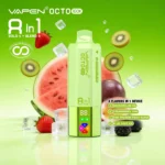 VAPEN OCTO 160K Puffs - Arbuz Ice + Truskawka Kiwi + Kiwi Marakuja Guawa + Blue Razz Ice - obrazek 3